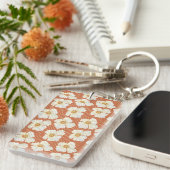 Oranje kip sleutelhanger (Voorkant Rechts)