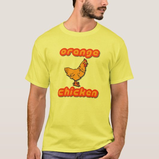 oranje kip t-shirt (Voorkant)