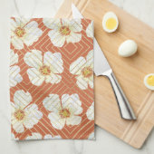 Oranje kip theedoek (Quarter Fold)