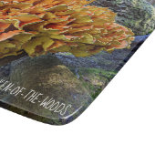 Oranje Kip van de Bossen Paddestoel Snijplank (Hoek)