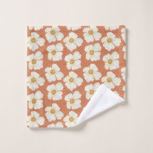 Oranje kip washandje (Wasdoekje)