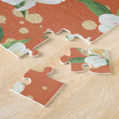 Oranje kiprecept legpuzzel (Zijkant)