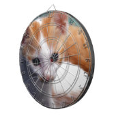 Oranje Kitten-foto Dartbord (Voorkant Rechts)