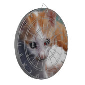 Oranje Kitten-foto Dartbord (Voorkant Links)