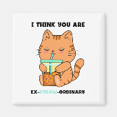 Oranje kitten... je bent buitengewoon schattige bo magneet (Voorkant)