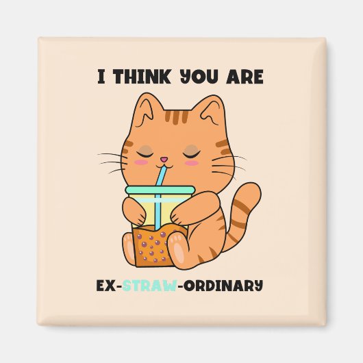 Oranje kitten... je bent een bijzonder schattige b magneet (Voorkant)