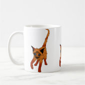 Oranje Kitten Koffiemok (Links)