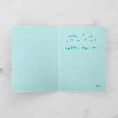 Oranje kitten Paasgrap Feestdagen Kaart (Binnen)