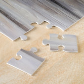 Oranje Kitten Spelen met een Muizenkunstpuzzel Legpuzzel (Zijkant)