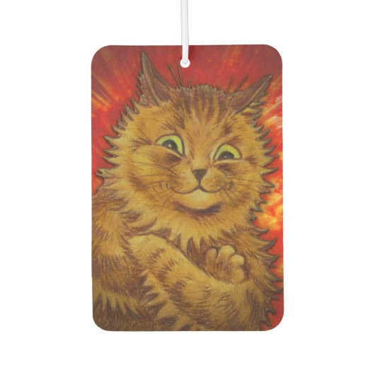 ORANJE KITTY CAT PET LUCHTVERFRISSER (Voorkant)