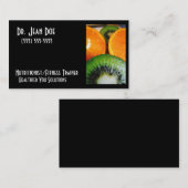 Oranje_kiwi2 Visitekaartje (Voorkant / Achterkant)