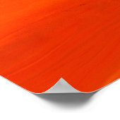 Oranje klaproos poster (Hoek)