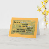 Oranje klaprozen mis je typografie citaat kaart (Gele Bloem)