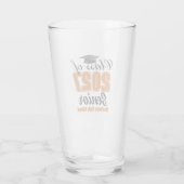 Oranje Klas van 2027 Senior Aangepaste Middelbare Glas (Achterkant)
