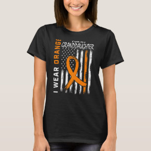Oranje kleindochter Meervoudige sclerose Bewusthei T-shirt