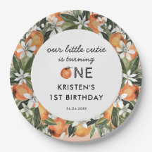 Oranje kleine cutie is een 1e verjaardag