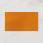 Oranje kleine Cutie Script Books for Baby Informatiekaartje (Achterkant)