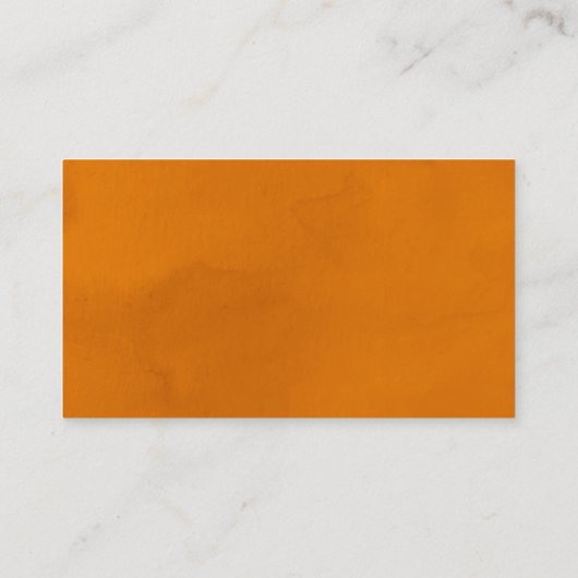 Oranje kleine Cutie Script Books for Baby Informatiekaartje (Achterkant)