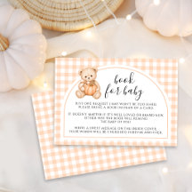 Oranje kleine pompoen teddybeer boek voor babyshow