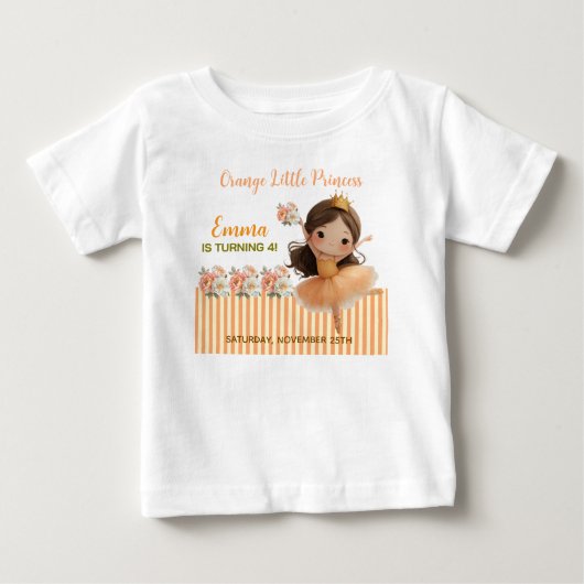 Oranje Kleine Prinses Bal (Voorkant)