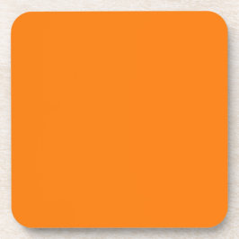 Oranje kleur bier onderzetter