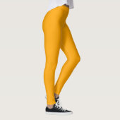 Oranje Kleur Effen Leggings (Rechts)