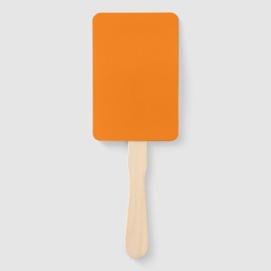 Oranje Kleur Handwaaier (Voorkant)