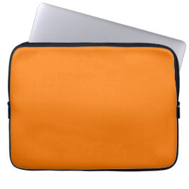 Oranje kleur laptop sleeve