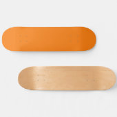 Oranje Kleur Persoonlijk Skateboard (Horizontaal)