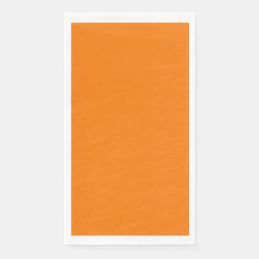 Oranje Kleur Servet (Voorkant)