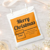 Oranje kleurenachtergrond voor Kerstmis Bedankzakje (Geknipt)