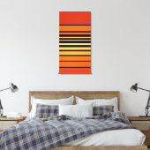 Oranje kleurenpalet canvas afdruk (Insitu (Slaapkamer))