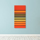 Oranje kleurenpalet canvas afdruk (Insitu (Houten vloer))