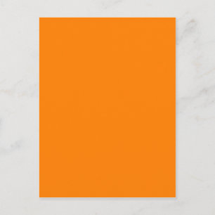Oranje  kleurGepersonaliseerd ontwerper Briefkaart