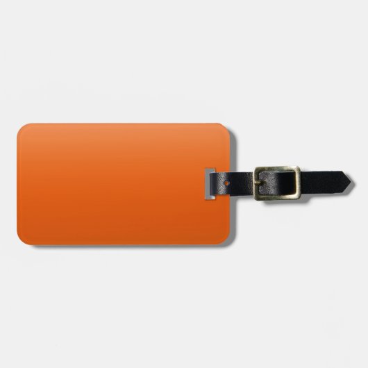 Oranje kleurverloop bagagelabel (Voorkant horizontaal)