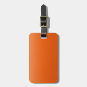 Oranje kleurverloop bagagelabel (Voorkant verticaal)