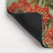 Oranje klimatologische Rozen Muismat (Hoek)