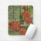 Oranje klimatologische Rozen Muismat (Met muis)