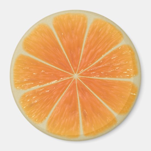 Oranje kluismagneten, koelkast Terug naar school Magneet (Voorkant)