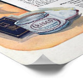 Oranje knoppen poster (Hoek)