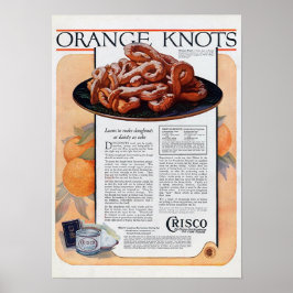 Oranje knoppen poster