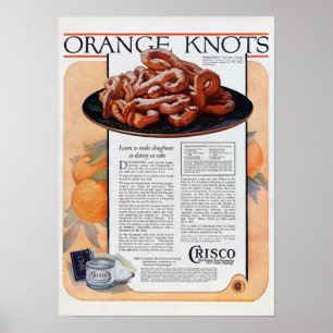 Oranje knoppen poster