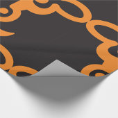 Oranje Koeien hoofd inpakpapier