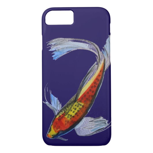 Oranje Koi Japanse waterverf karper Case-Mate iPhone Case (Achterkant)