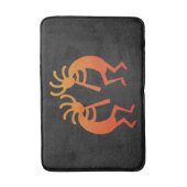 Oranje Kokopelli - zuidwest Badmat (Voorkant Verticaal)