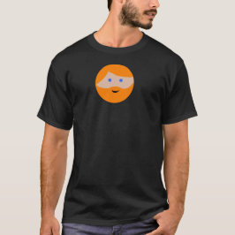 Oranje koningsgezicht t-shirt
