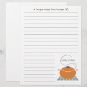 Oranje kookpot uit de keuken van ... (Voorkant / Achterkant)