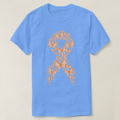 Oranje koolstofbewustzijn t-shirt (Design voorkant)