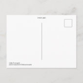 Oranje Koraal Abstracte Ansichtkaart Briefkaart (Achterkant)