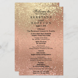 Oranje koraal & goudglitter - Programma